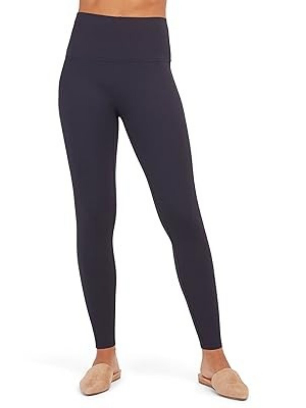 SPANX Navy Blue High Rise Ponte Leggings Size Small